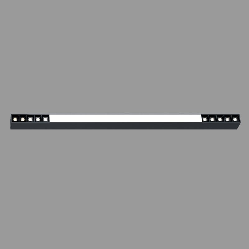 Line modern svävande lampa i aluminium
