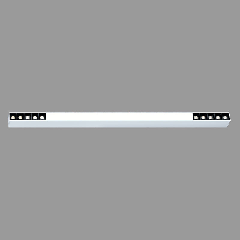 Line modern svävande lampa i aluminium
