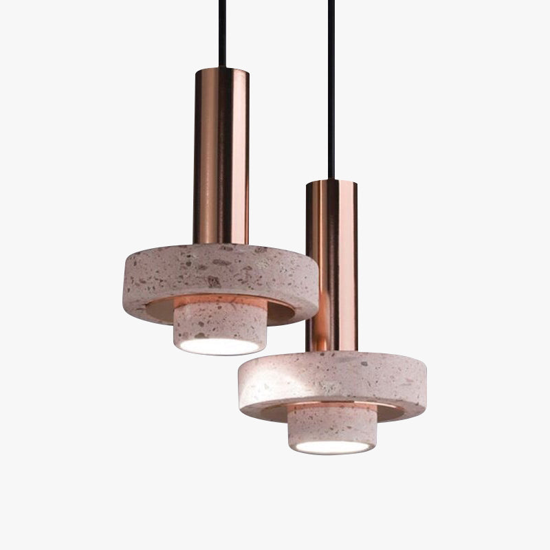 Arisha Modern LED Art Deco Colorful Pendant Light, Terrazzo