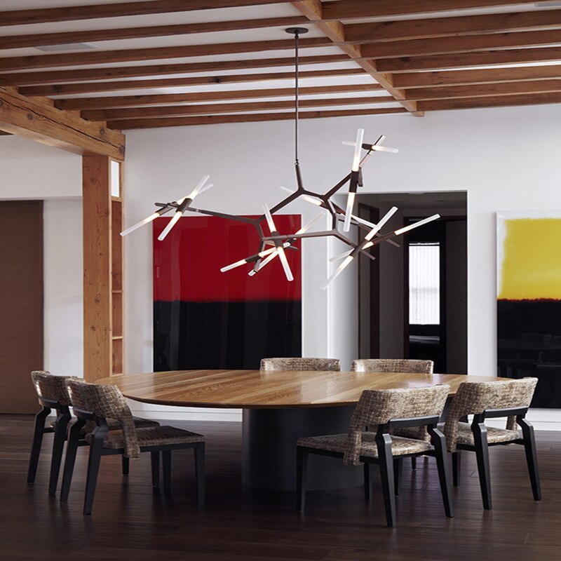 Arisha modern roterbar pendellampa, 2 färger
