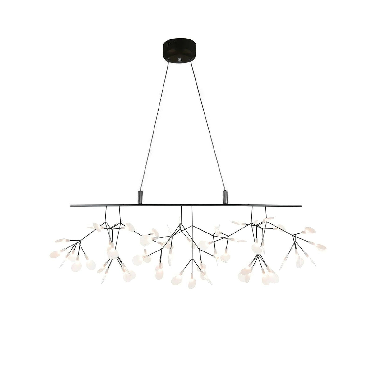Seloraine-pitkä Firefly LED-kattokruunu