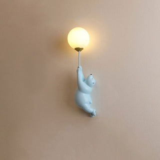 Fateh Vägglampa Inomhus Björn Ballong Harts/Akryl Sovrum/Sängbord/Tudie
