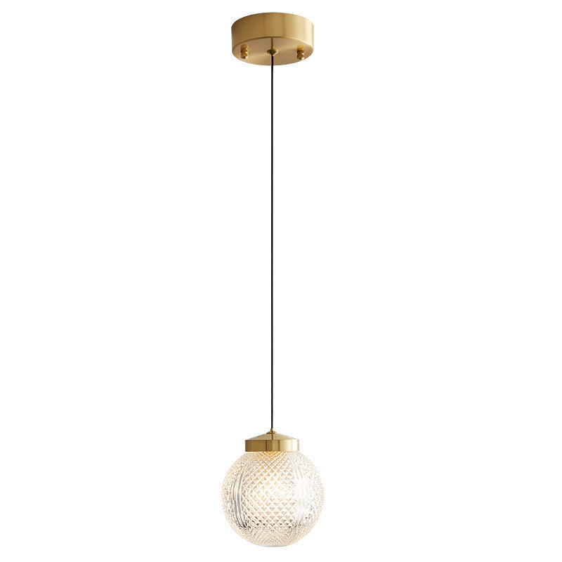 Arisha Modern Circle Glass Pendant Light for Bedroom & Hotel