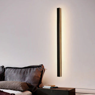 Edge Minimalistisk Linjär Metall Vägglampa Utomhus Balkong