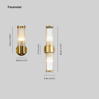 Leigh Retro LED Spegellampa Metall Vägglampa