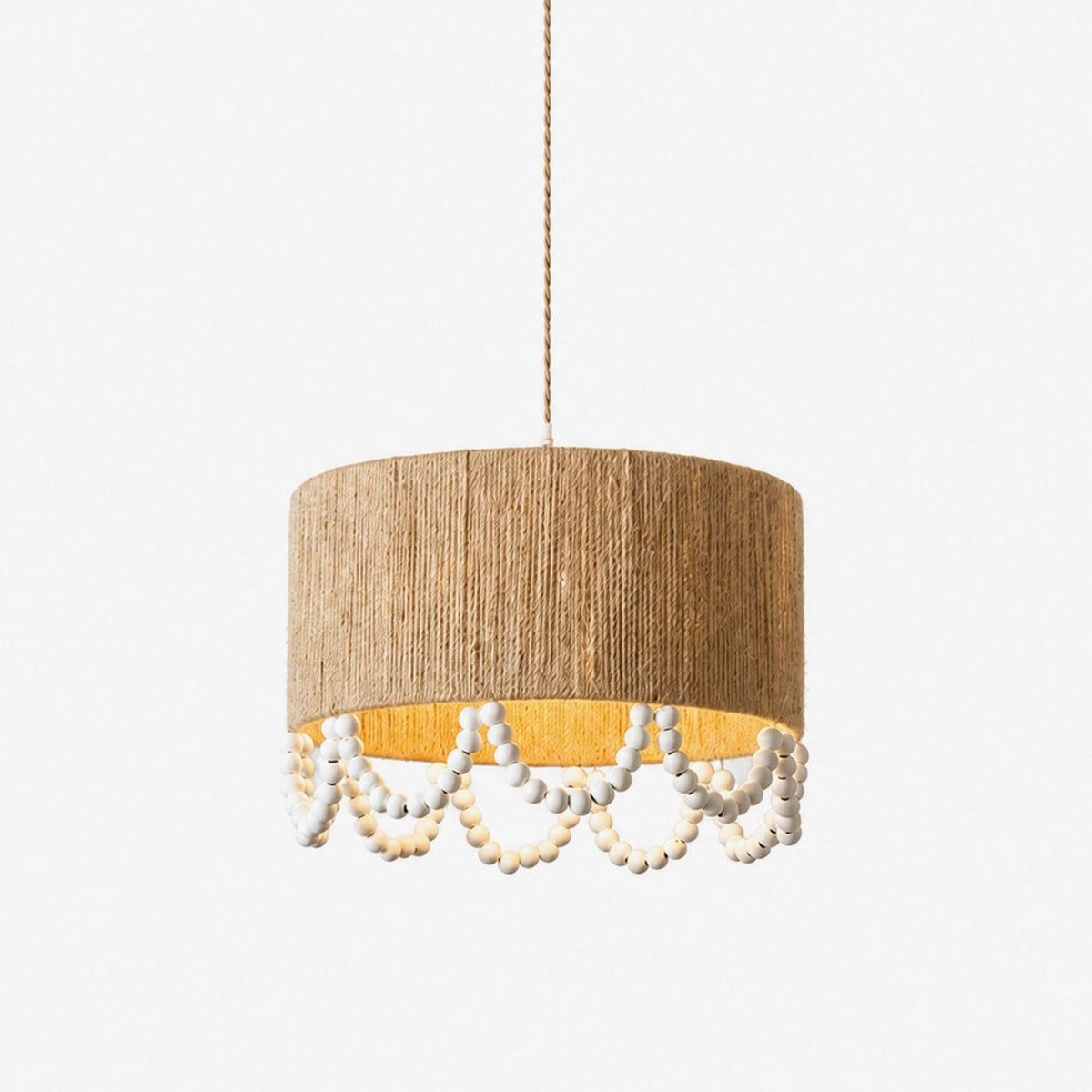 Jute-pendellampe