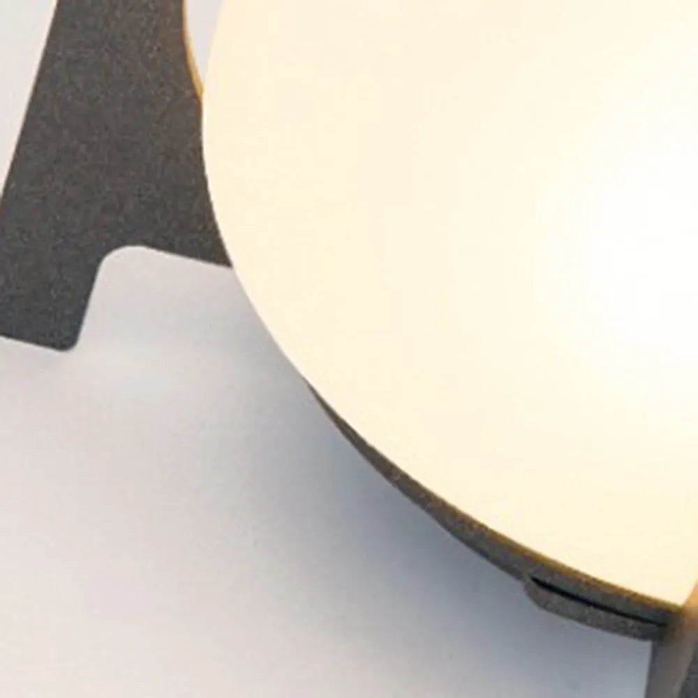 Ray minimalistisk udendørs landskabs- og stilampe i glas, hvid