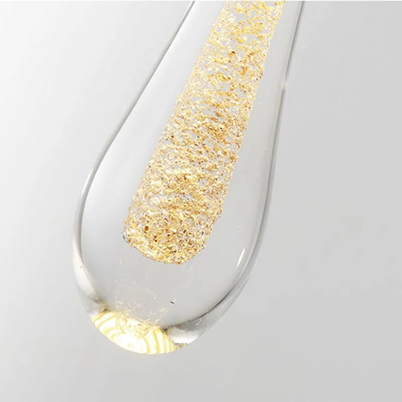 Orlith Pendant Light Gold Crystal
