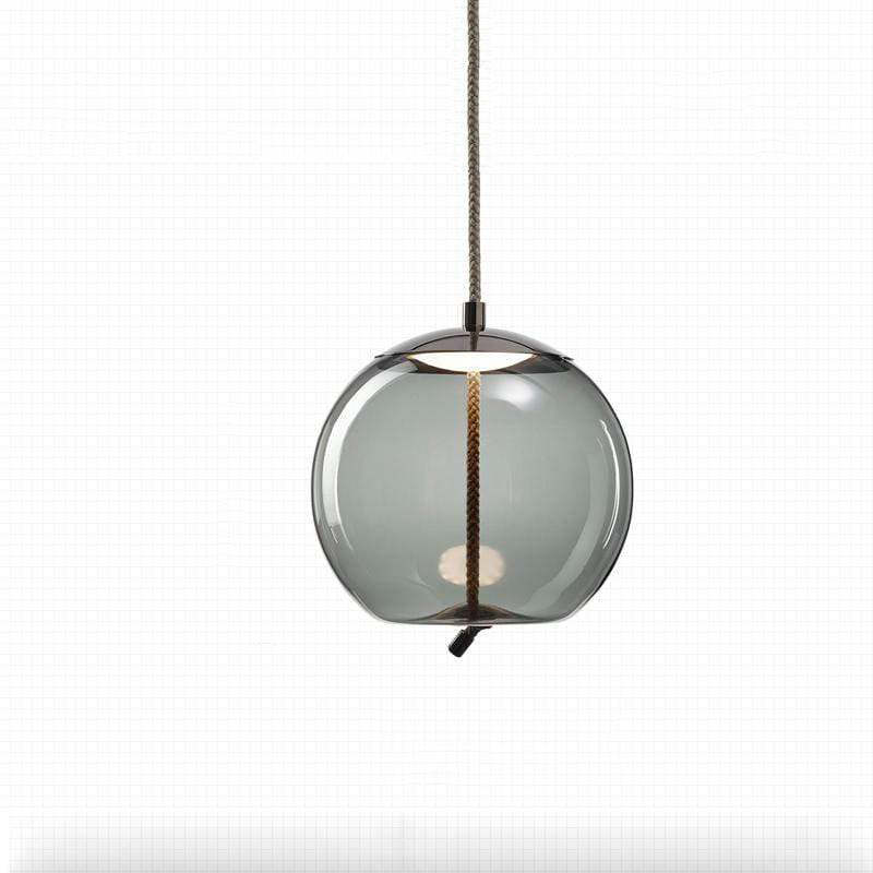 Valentina nordisk LED-pendellampa, dekorativt glas