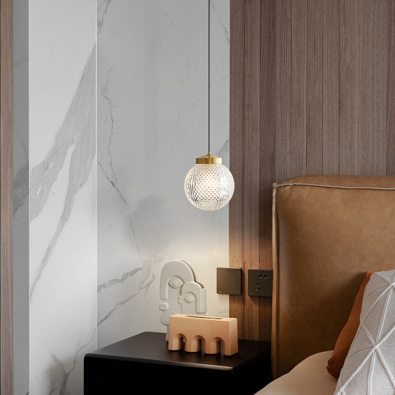 Arisha Modern Circle Glass Pendant Light for Bedroom & Hotel