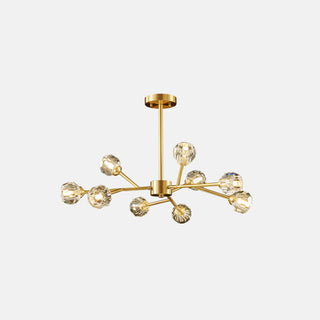 Valentina Modern Blåsning Pendellampa Mässing/Kristall Sovrum