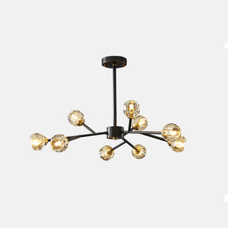 Valentina Modern Blåsning Pendellampa Mässing/Kristall Sovrum
