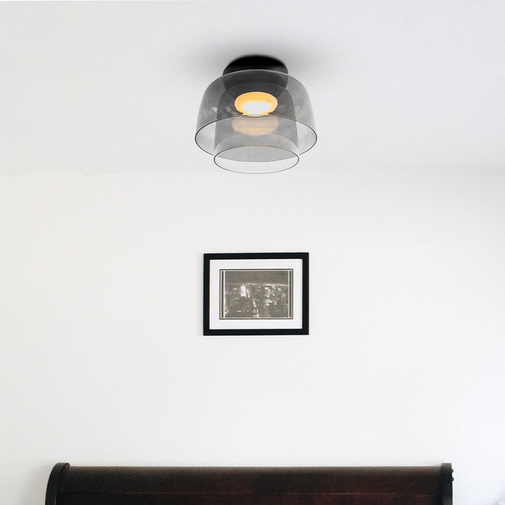 Aria moderne enkel kreativ glasloftslampe