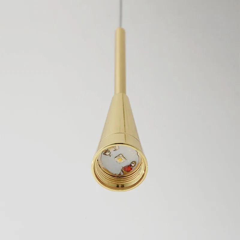 Orlith Pendant Light Gold Crystal