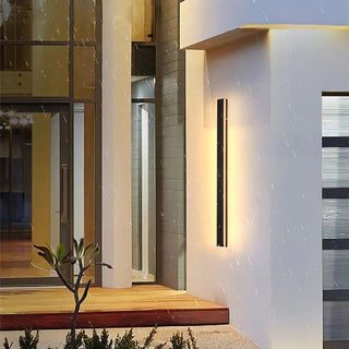 Edge Minimalistisk Linjär Metall Vägglampa Utomhus Balkong