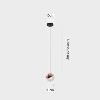 Valentina Modern Pendellampor Metall/Gla Guld/Roséguld Vardagsrum