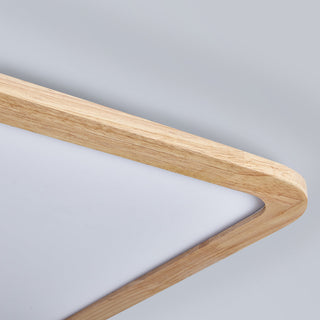 Quinn Modern Fyrkant/Avlång LED Taklampa Metall/Trä Träf/Valnöt Sovrum/Vardagsrum