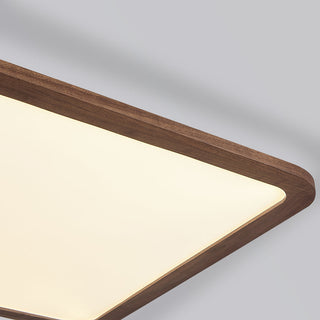Quinn Modern Fyrkant/Avlång LED Taklampa Metall/Trä Träf/Valnöt Sovrum/Vardagsrum