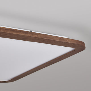 Quinn Modern Fyrkant/Avlång LED Taklampa Metall/Trä Träf/Valnöt Sovrum/Vardagsrum