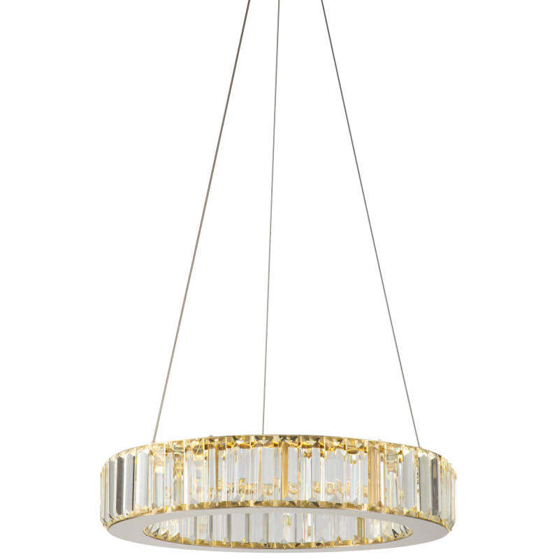 Kristy elegant rund kristallkrona, transparent