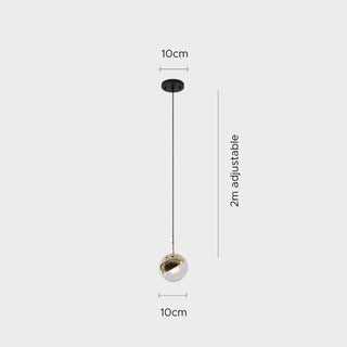 Valentina Modern Pendellampor Metall/Gla Guld/Roséguld Vardagsrum
