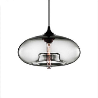 Hailie Modern Brödformad Glas LED Pendellampa Sovrum Matsal