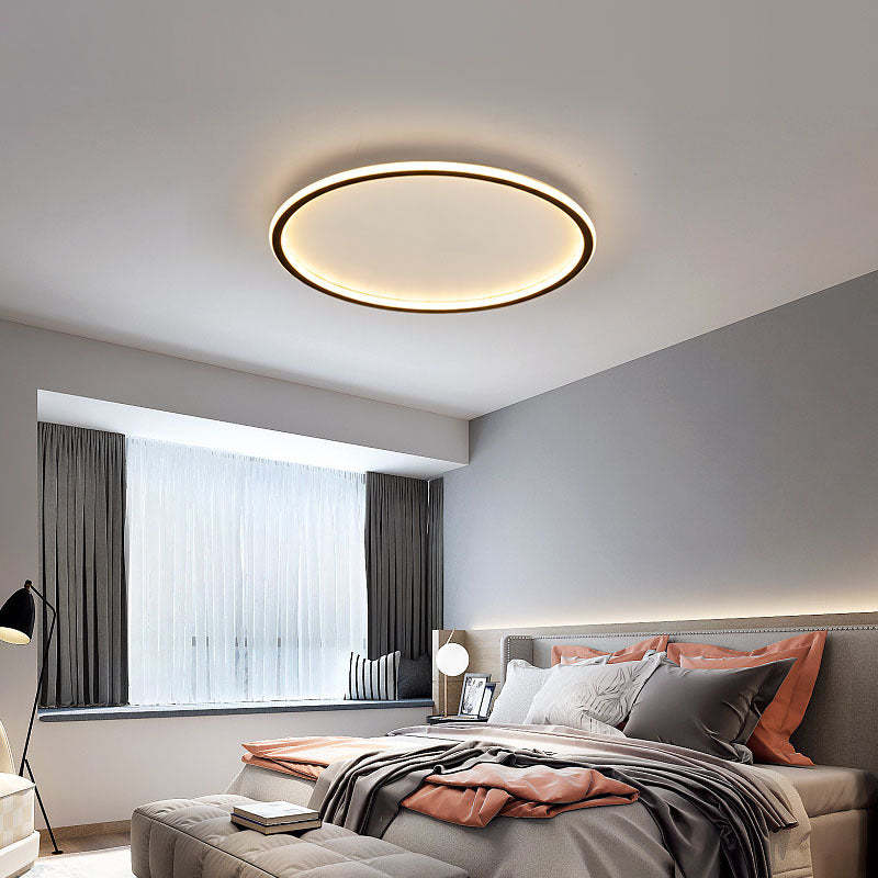 Varin modern rund LED-taklampa