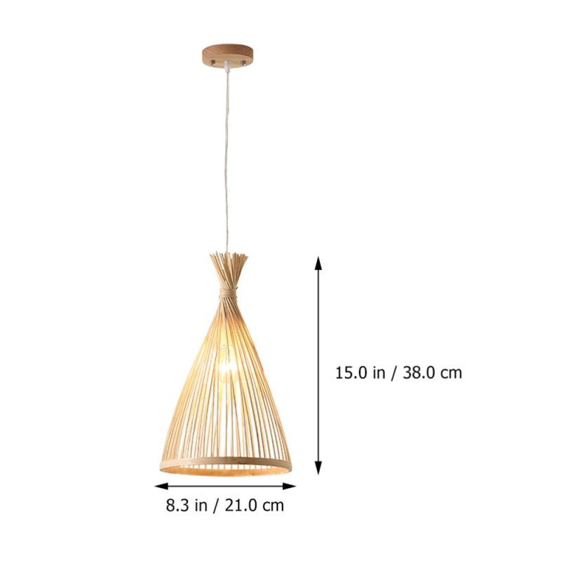 Arisha Pendant Light Rattan Modern, Hand-woven, Hotels