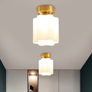 Sanna Vintage Glas Metall Taklampa Hall Sovrum Vardagsrum