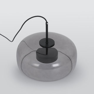 Hailie Morden Metal/Glas Pendellampor, Klar/Rökt/Bärnsten
