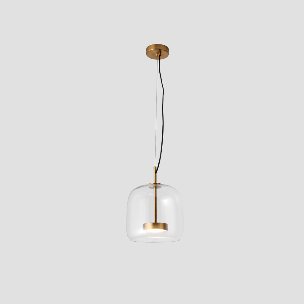 Lioren Pendant Light Morden Glass Clear/Smoky/Amber