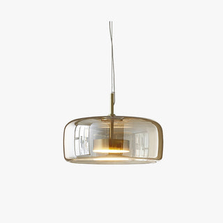 Hailie Morden Metal/Glas Pendellampor, Klar/Rökt/Bärnsten