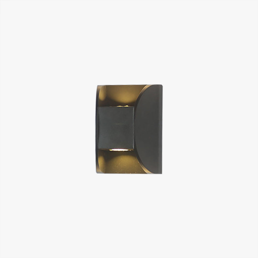 Ray minimalistinen ylös- ja alaspäin valaiseva metallinen ulkoseinävalaisin, musta