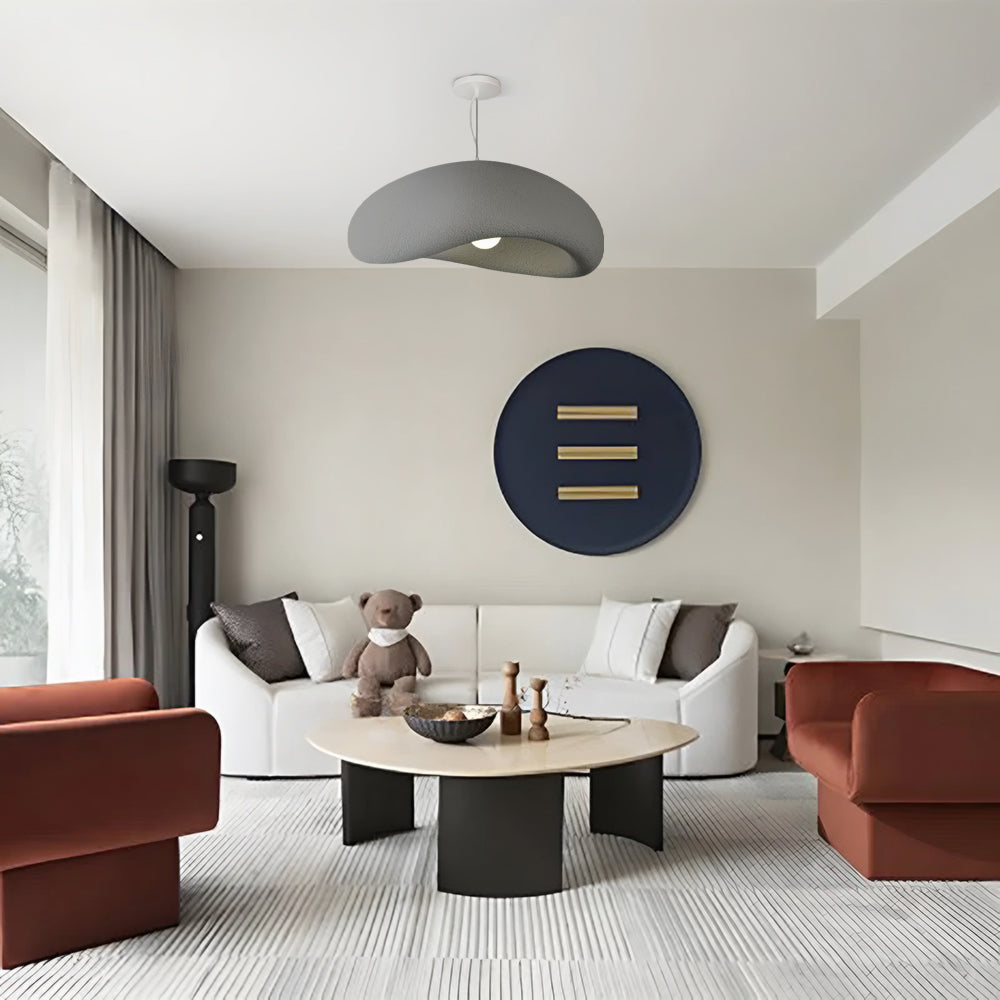 Avi minimalistisk pendellampe i brostensform, blå/grå