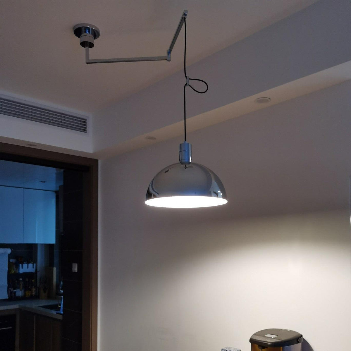 Lyshae moderne minimalistisk nordisk pendellampe i glas
