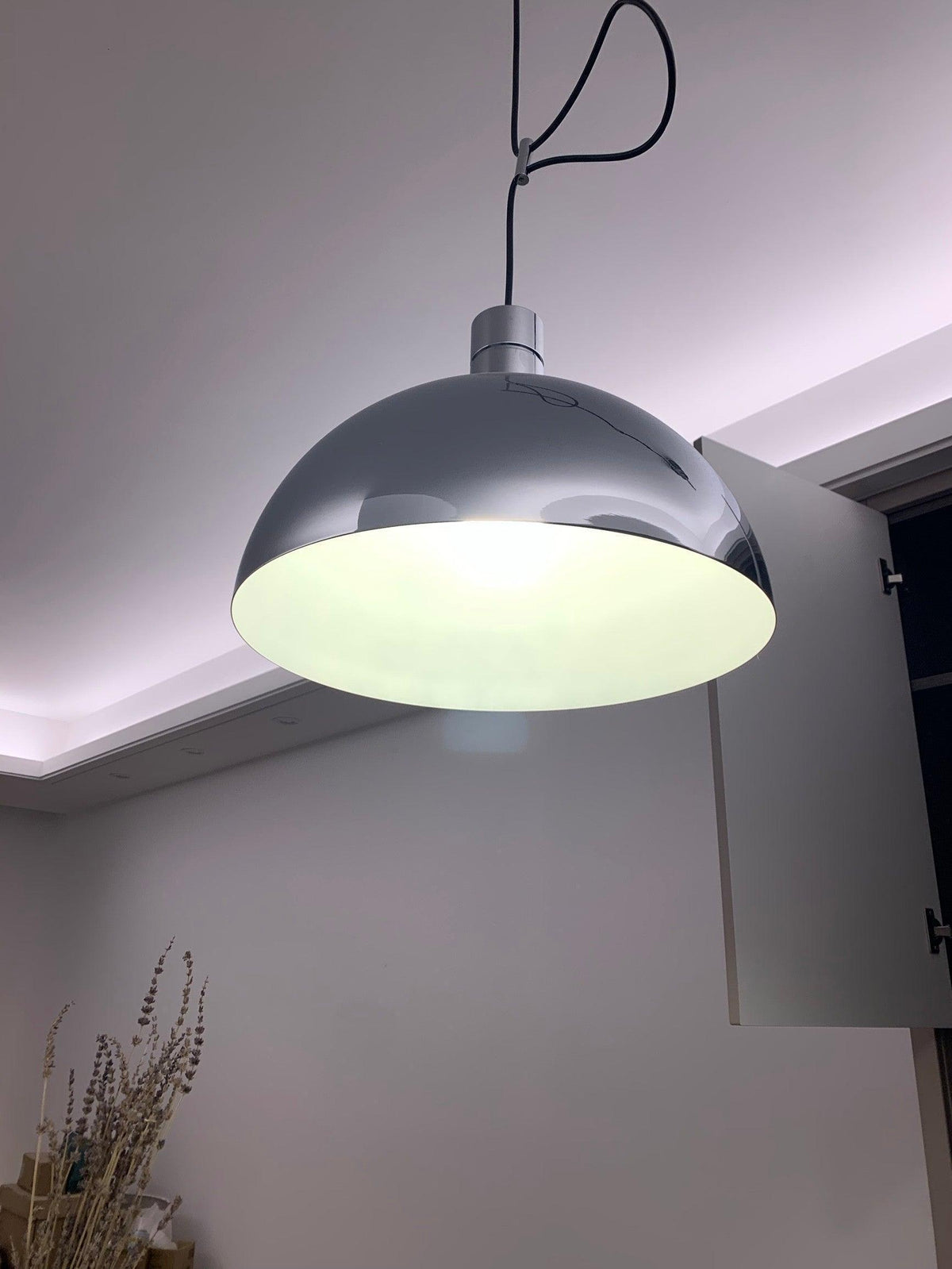 Lyshae moderne minimalistisk nordisk pendellampe i glas
