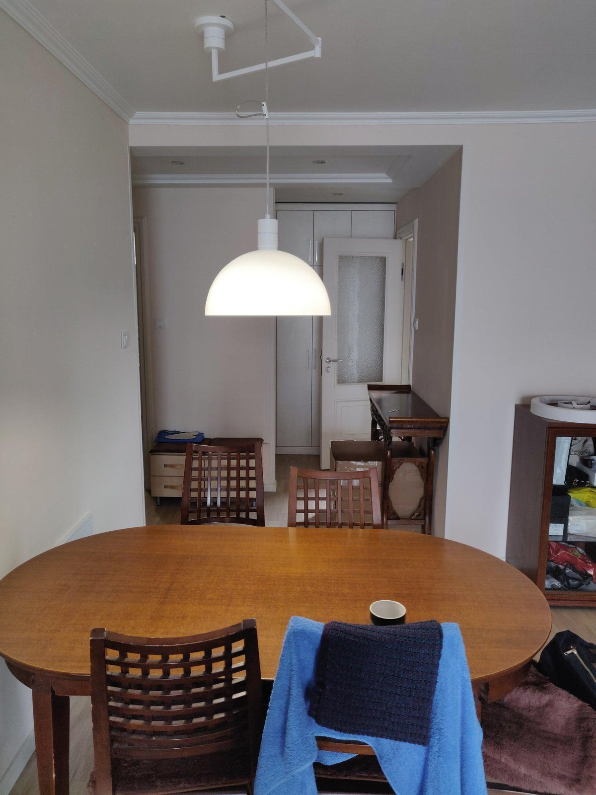 Lyshae moderne minimalistisk nordisk pendellampe i glas