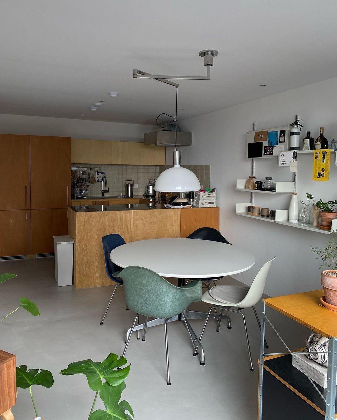 Lyshae moderne minimalistisk nordisk pendellampe i glas