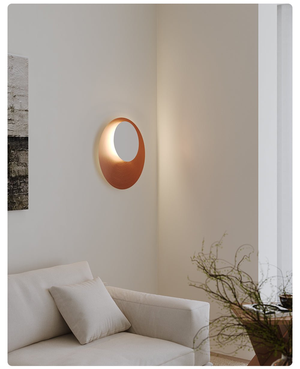 Crescent Halo-vägglampa