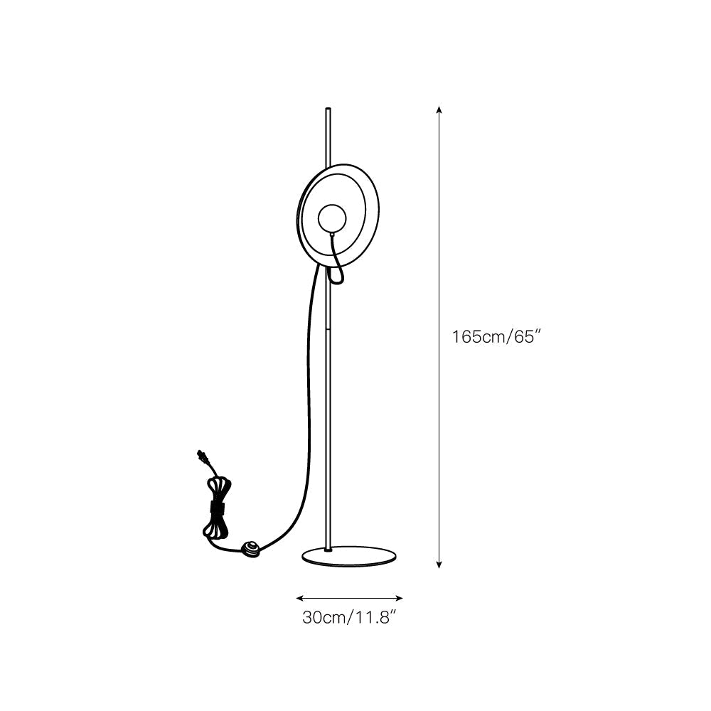 Akustisk gulvlampe