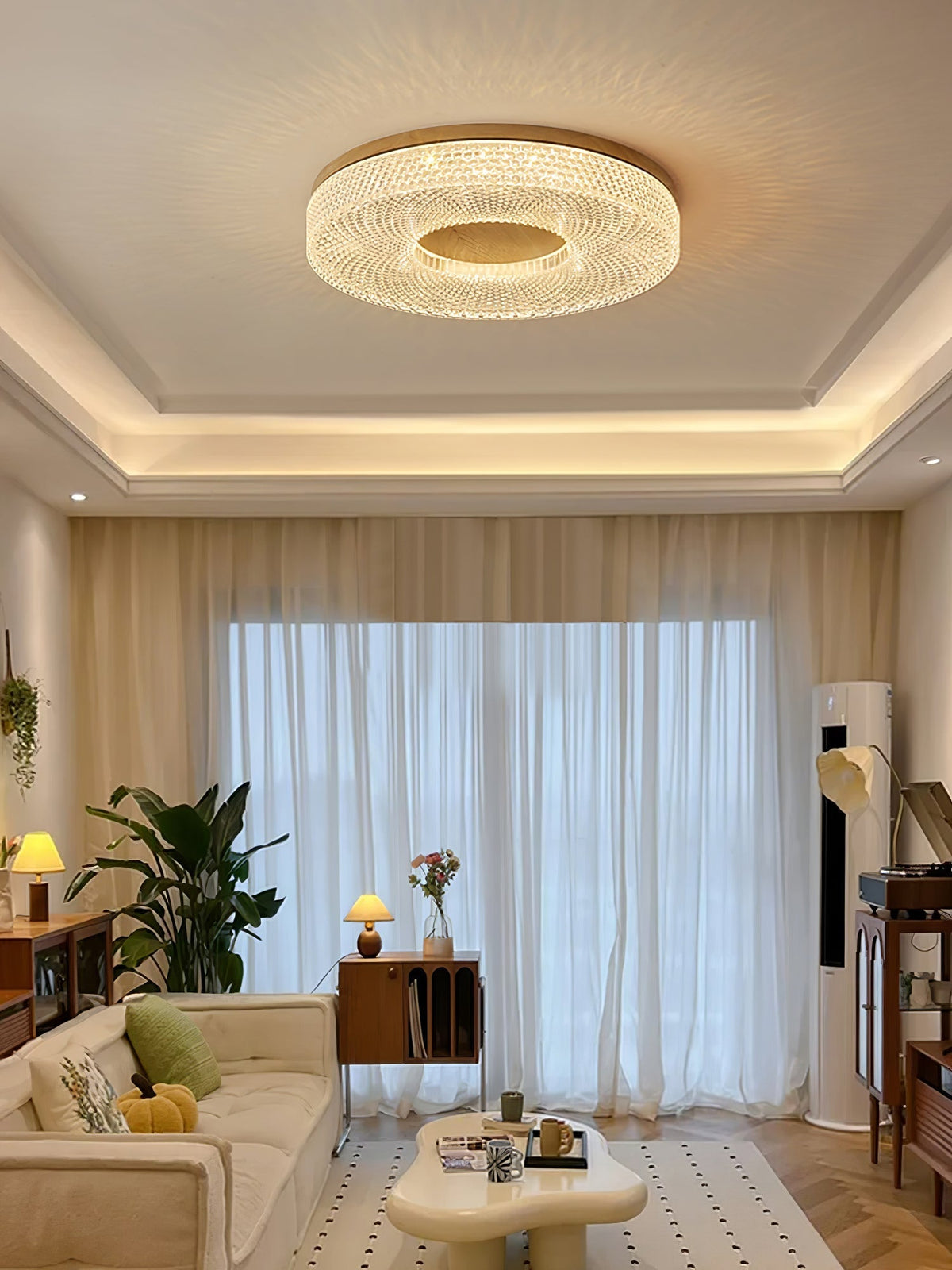 Nirinelle modern minimalistisk taklampa med akrylring