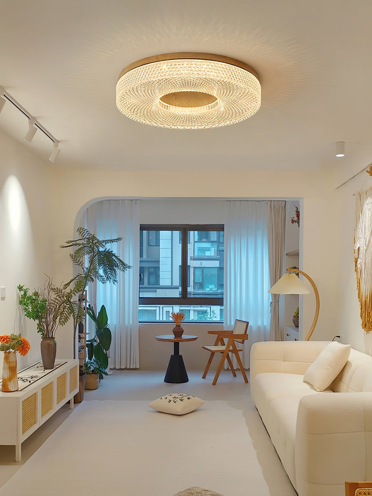 Nirinelle modern minimalistisk taklampa med akrylring