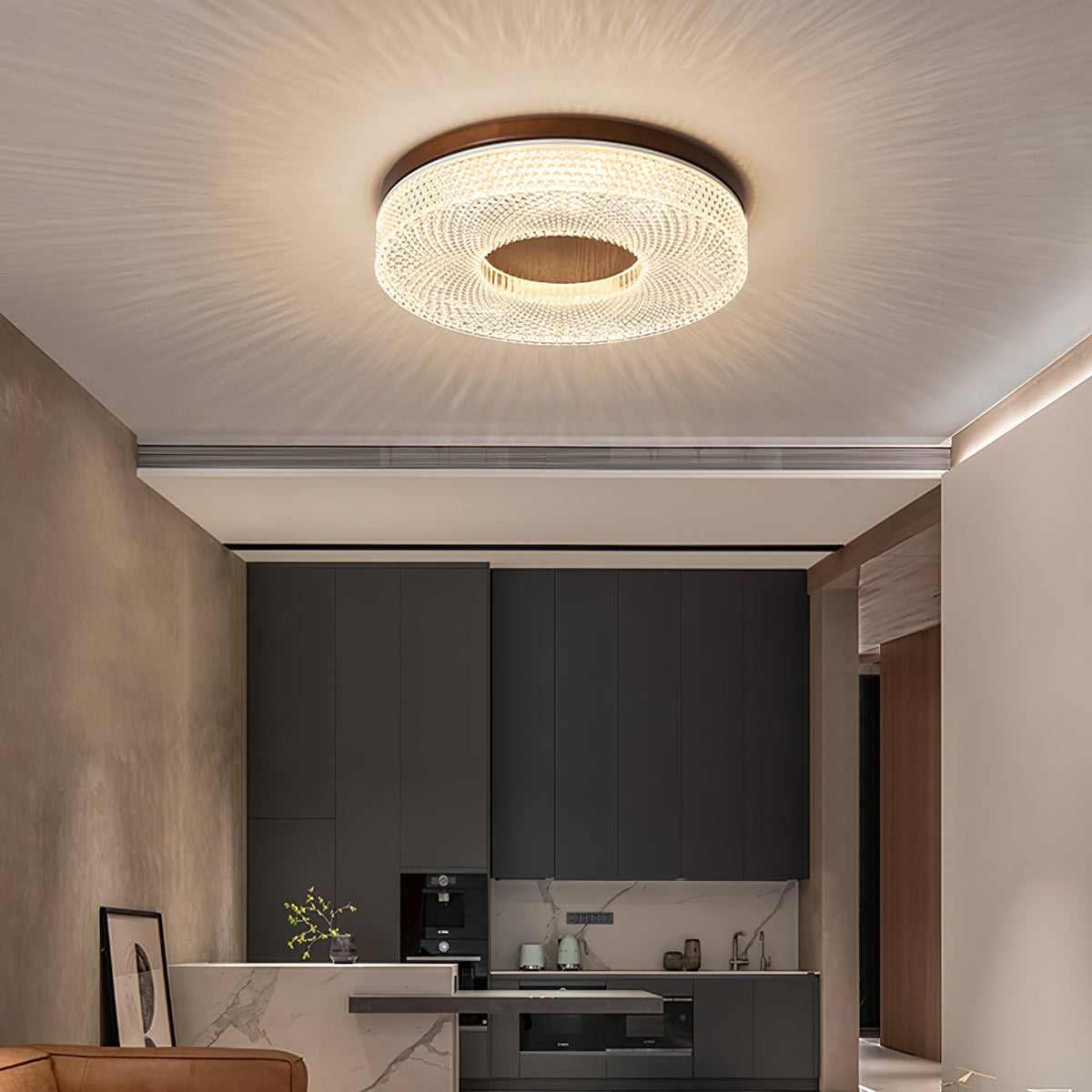 Nirinelle modern minimalistisk taklampa med akrylring