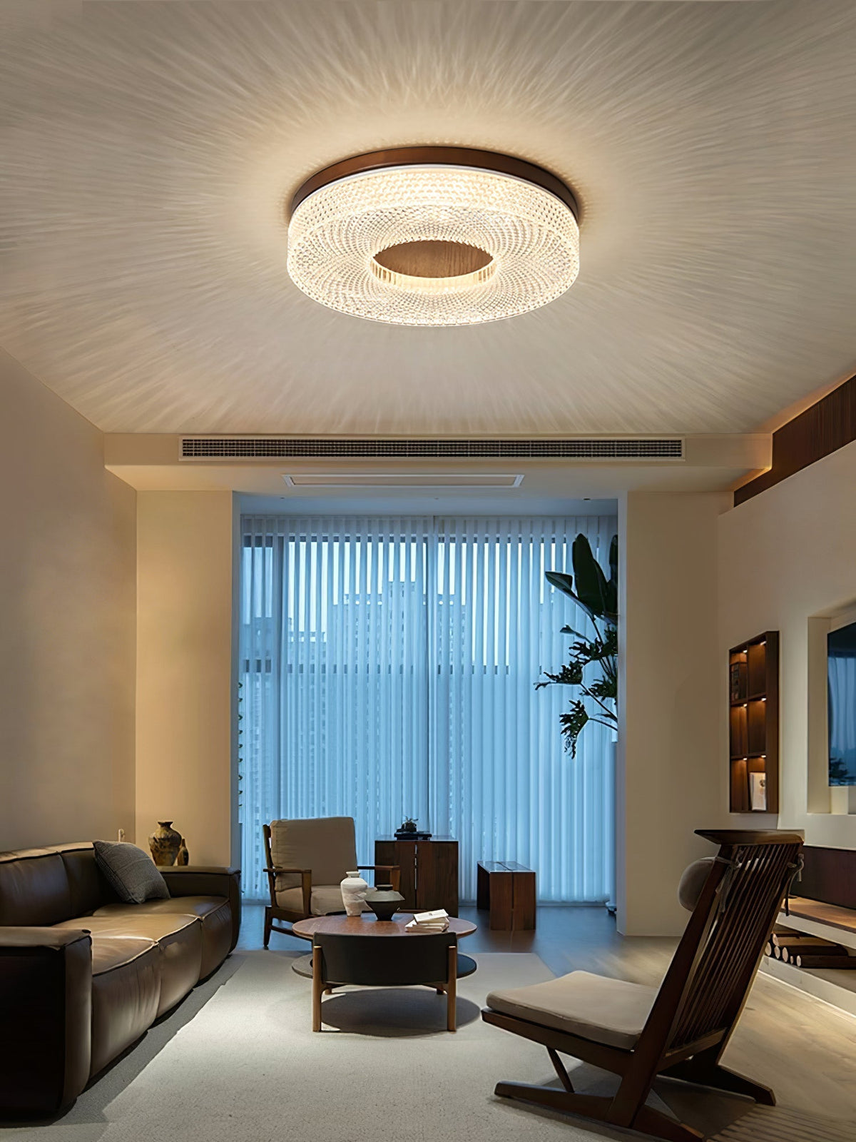 Nirinelle modern minimalistisk taklampa med akrylring