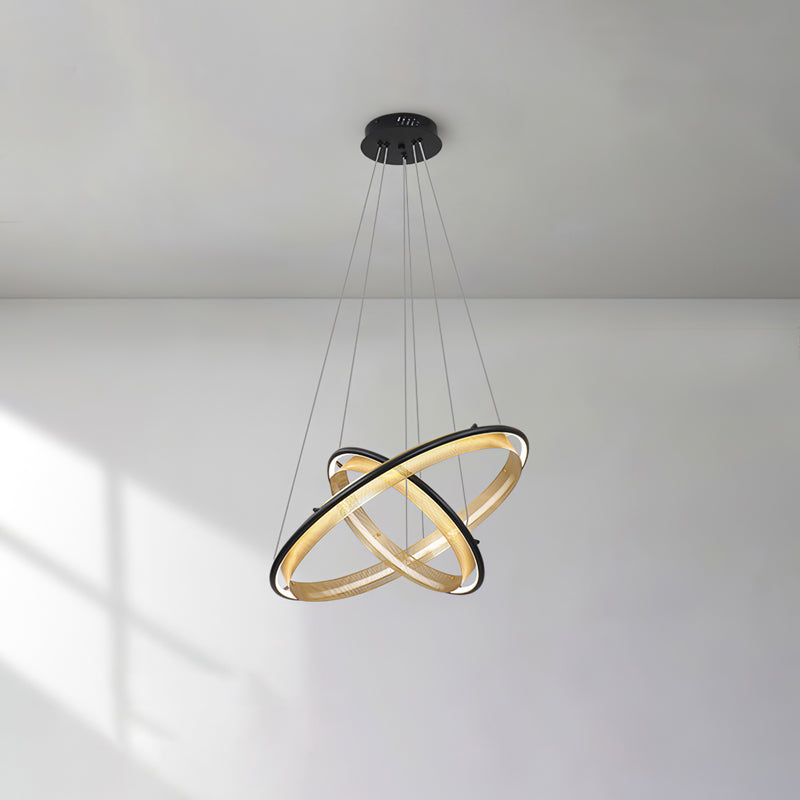 Erveliel moderni minimalistinen pyöreä LED-kattokruunu