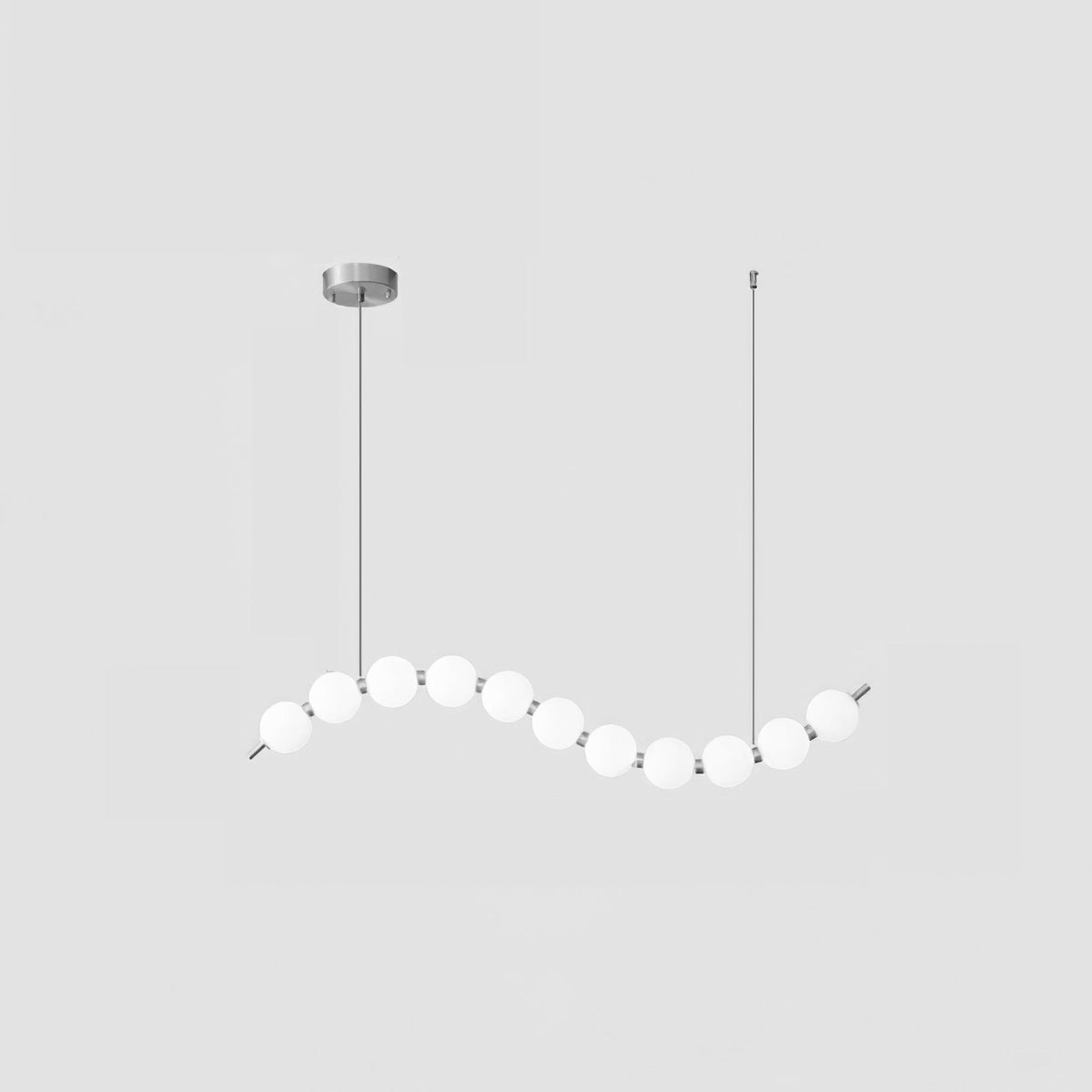 Modern minimalistisk akrylkrona med ädelstensdesign