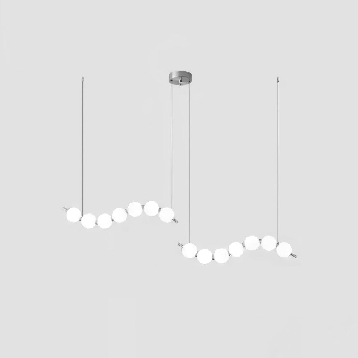 Modern minimalistisk akrylkrona med ädelstensdesign