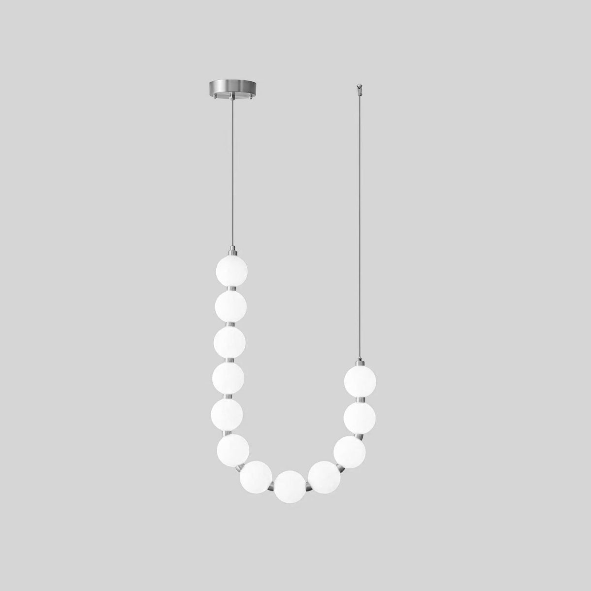 Modern minimalistisk akrylkrona med ädelstensdesign