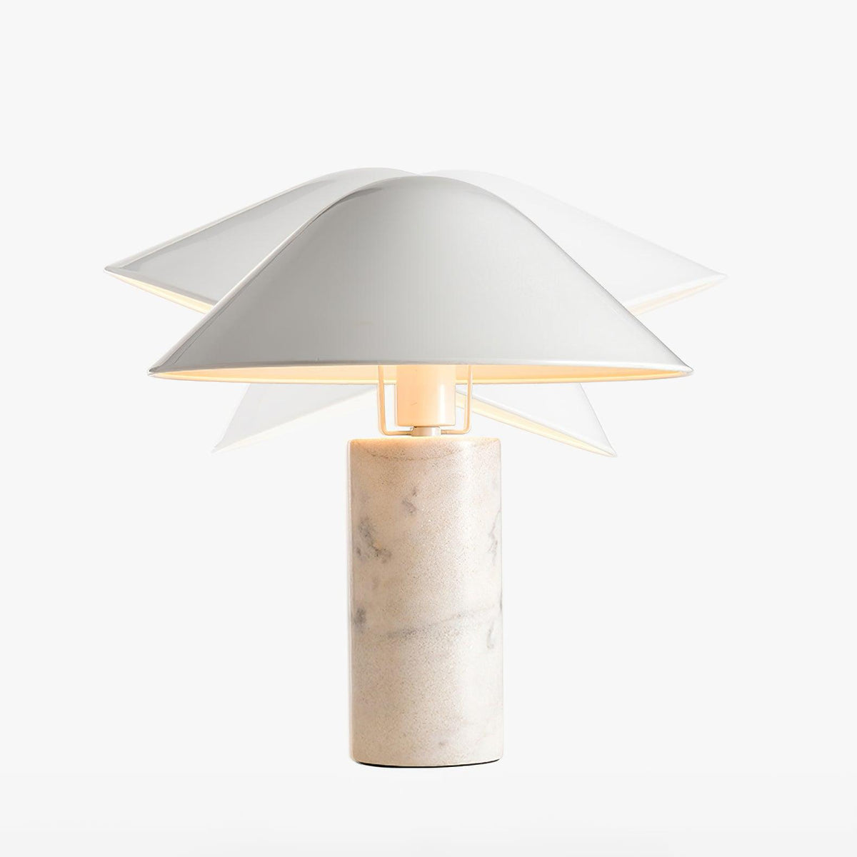 Minimalistisk marmorbordlampe Elyrian