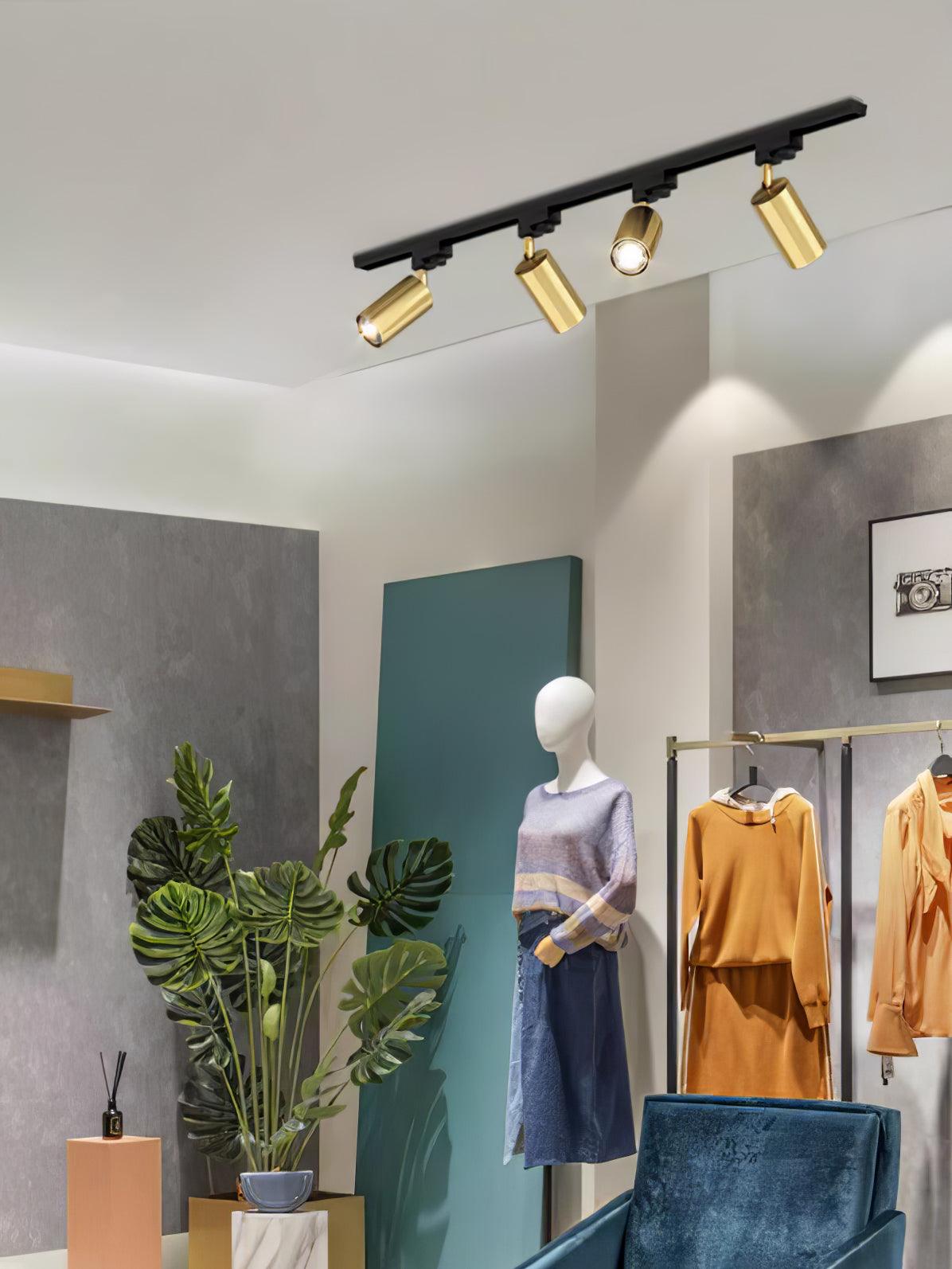 Reneaya justerbar takspotlight på skena med LED